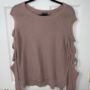 Light sweater with cutouts